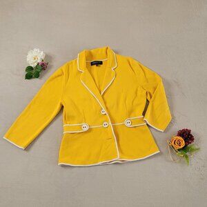 Jones New York Signature Petite Sweater Blazer